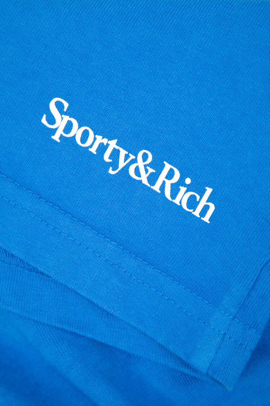 шорты sporty&rich модель serif disco SH037622300BL67 оригинал