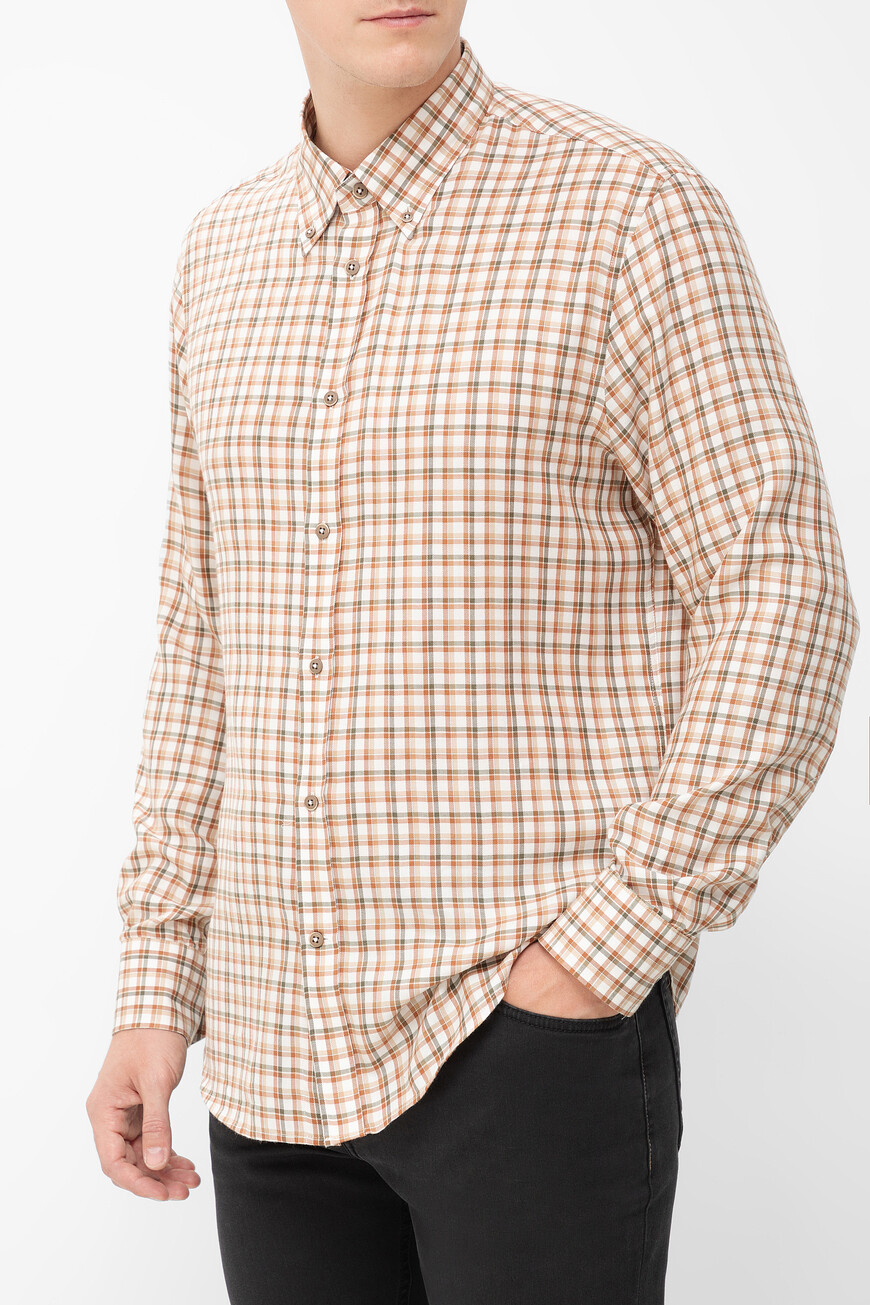 

Рубашка Emiliano Zapata, Белый/коричневый