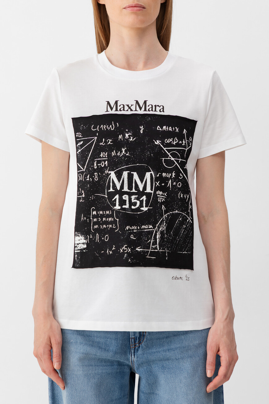футболка maxmara модель из сезонной коллекции estate ’25 COLIBRI 2511941062 018 фотография
