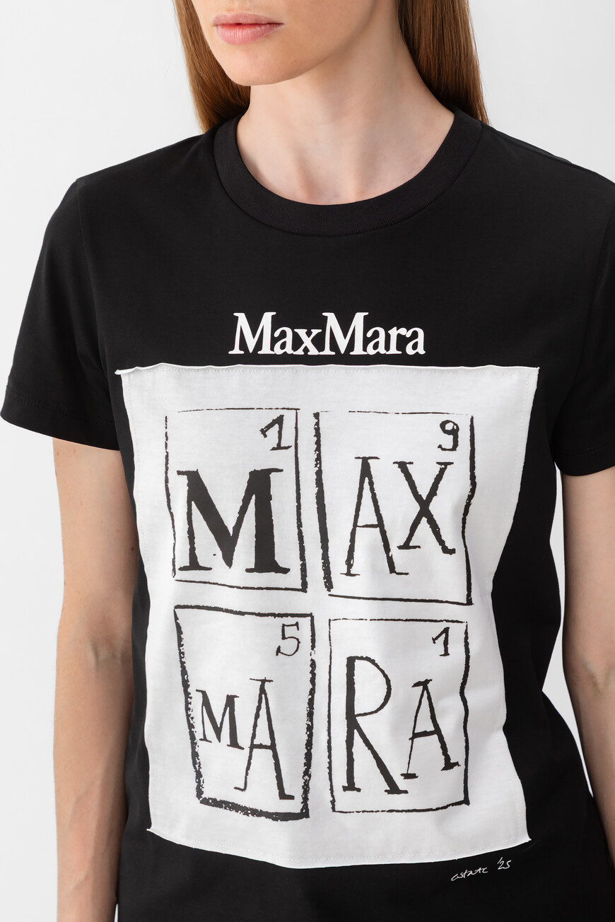 футболка maxmara модель из сезонной коллекции estate ’25 COLIBRI 2511941062 019 купить с доставкой