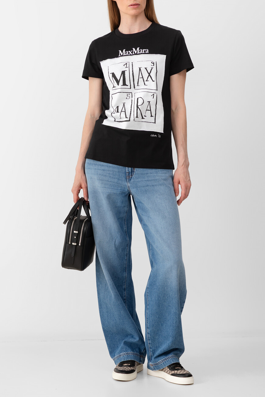 футболка maxmara модель из сезонной коллекции estate ’25 COLIBRI 2511941062 019 по низкой цене