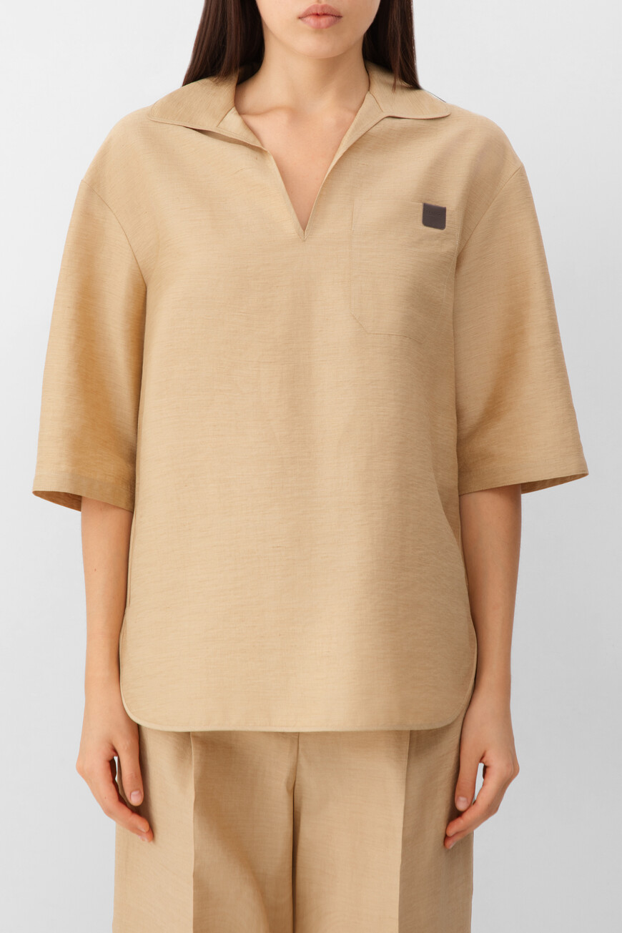

Блузка Maxmara, Бежевый