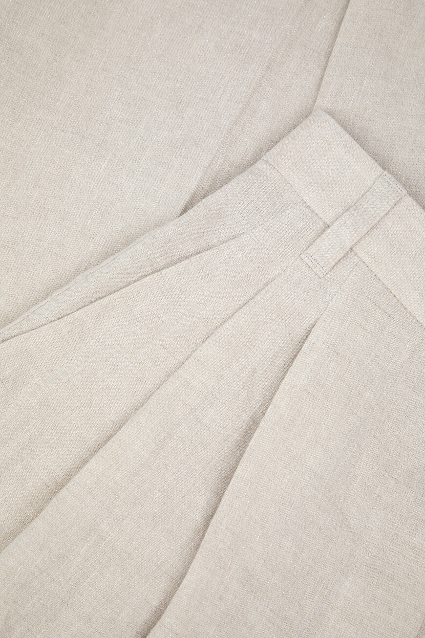 

Брюки Brunello Cucinelli Модель Sartorial Wide, Бежевый