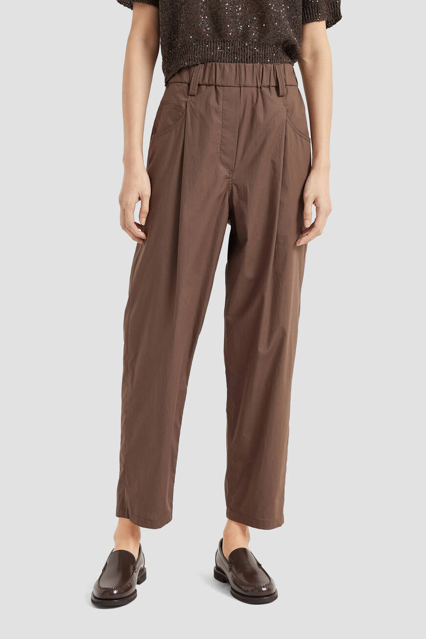 

Брюки Brunello Cucinelli Модель Track, Коричневый