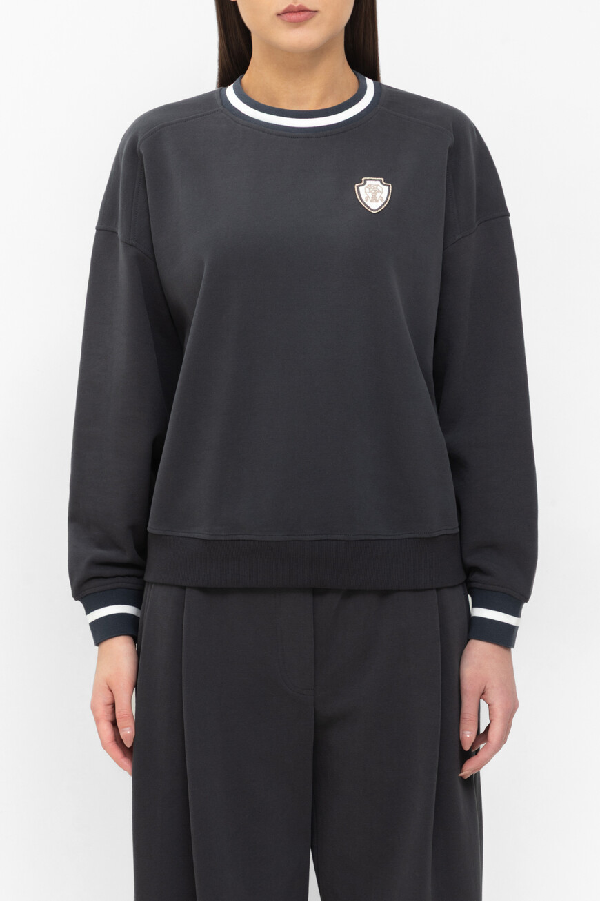 

Свитшот Brunello Cucinelli, Серый