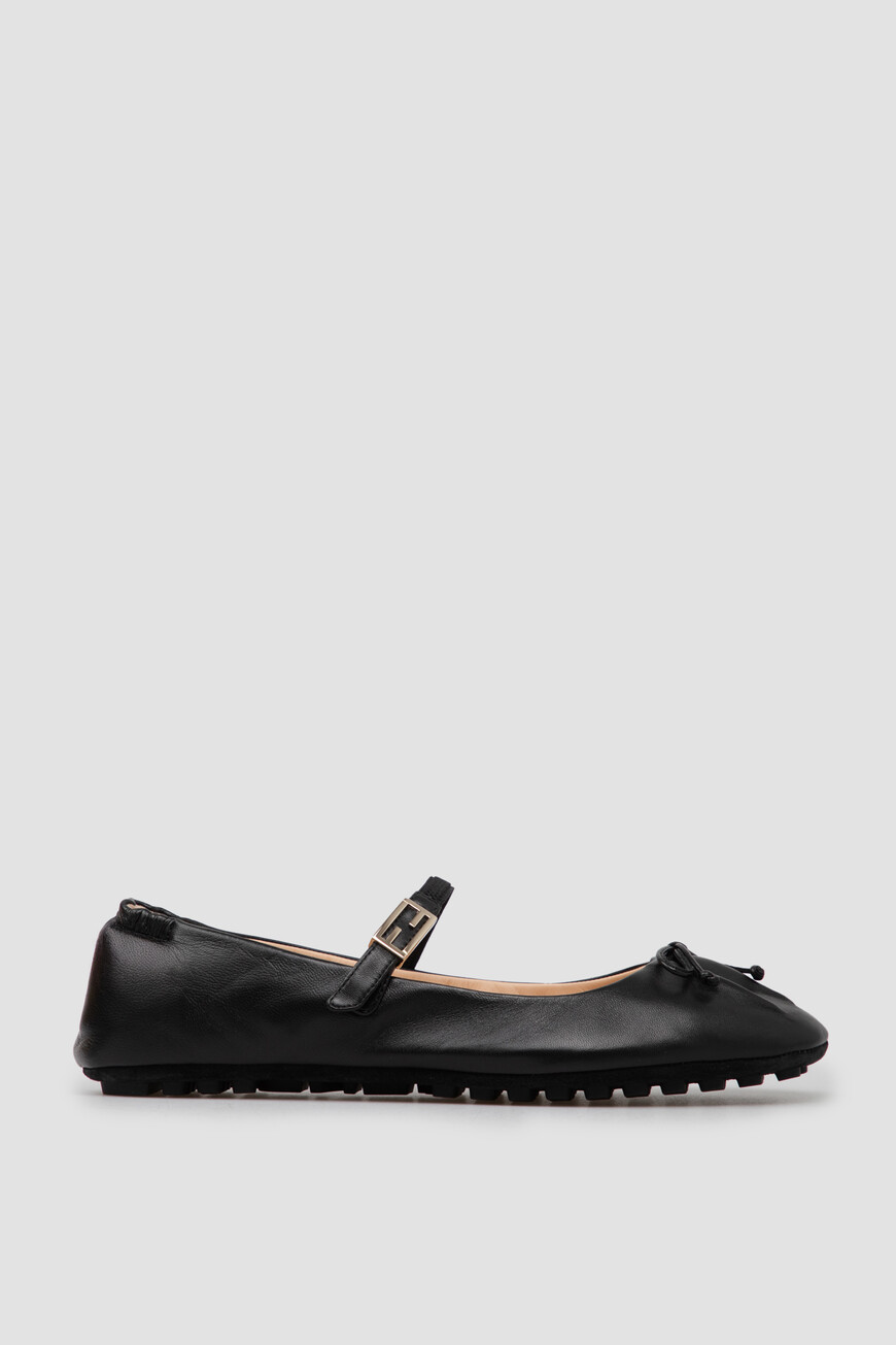 

Балетки Fendi Модель Baguette, Черный