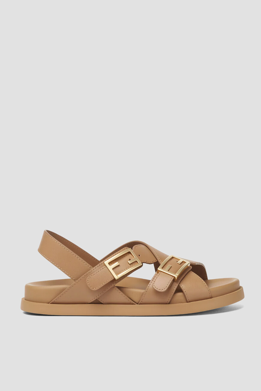 

Шлепанцы Fendi Feel, Бежевый