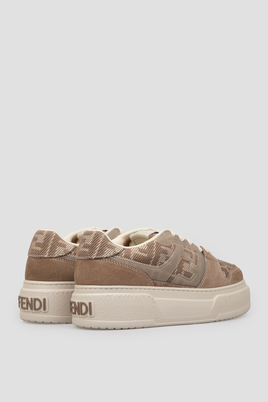 

Кеды Fendi Match, Хаки