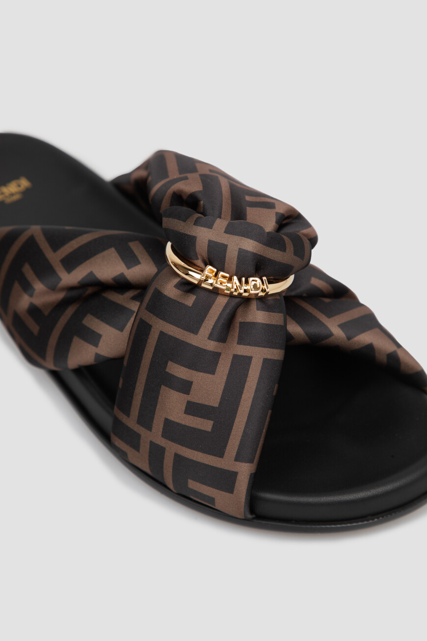 

Шлепанцы Fendi Feel, Коричневый