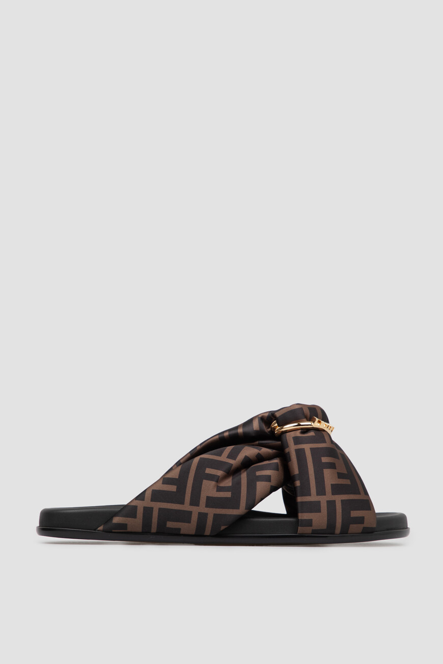 

Шлепанцы Fendi Feel, Коричневый