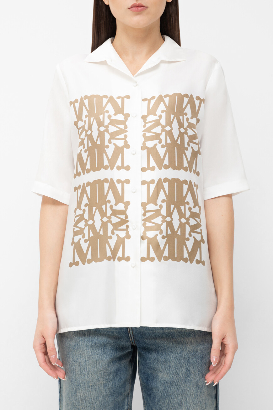 

Рубашка Max Mara, Кремовый