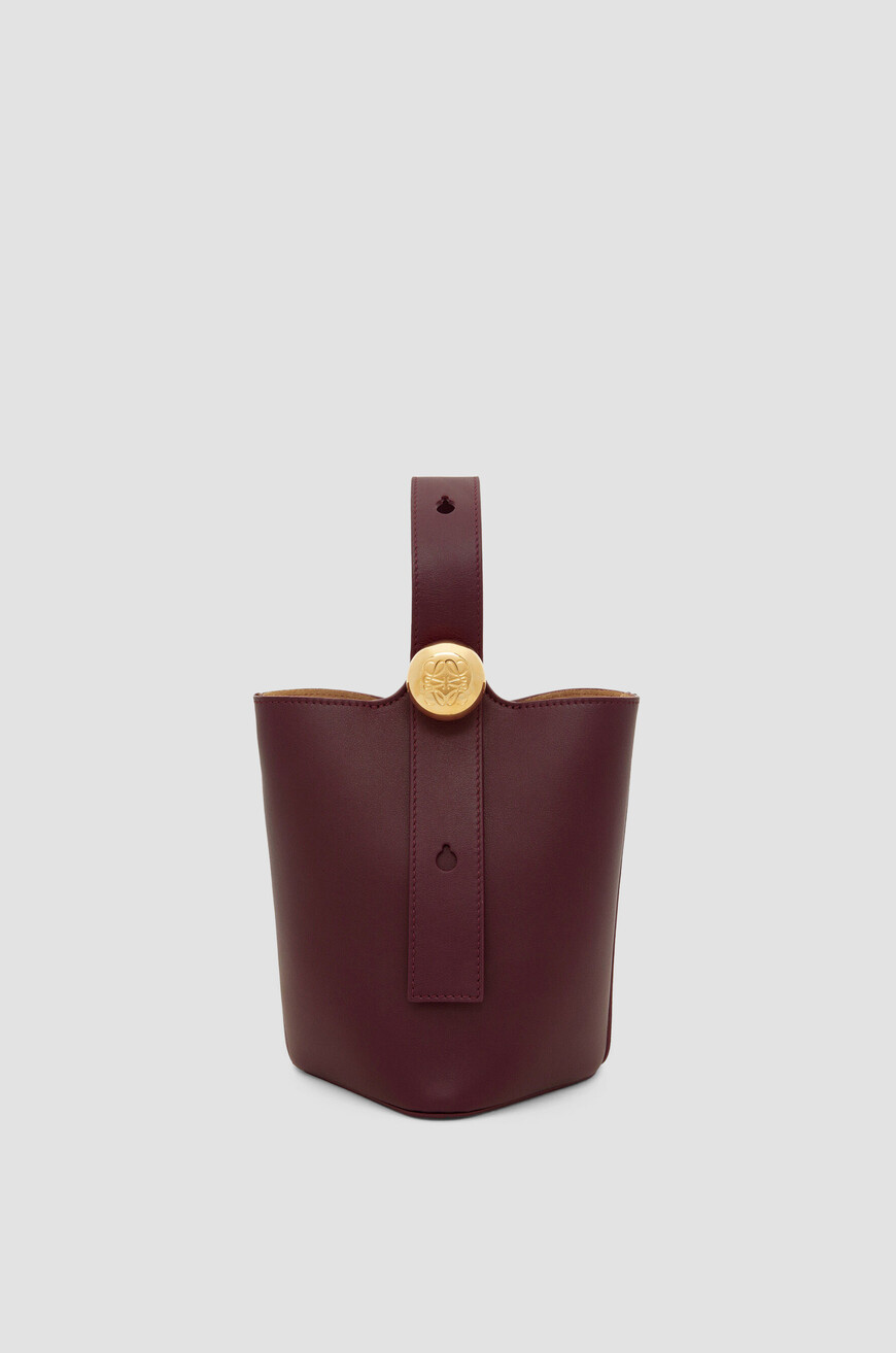 

Сумка Loewe Модель Pebble, Бордовый