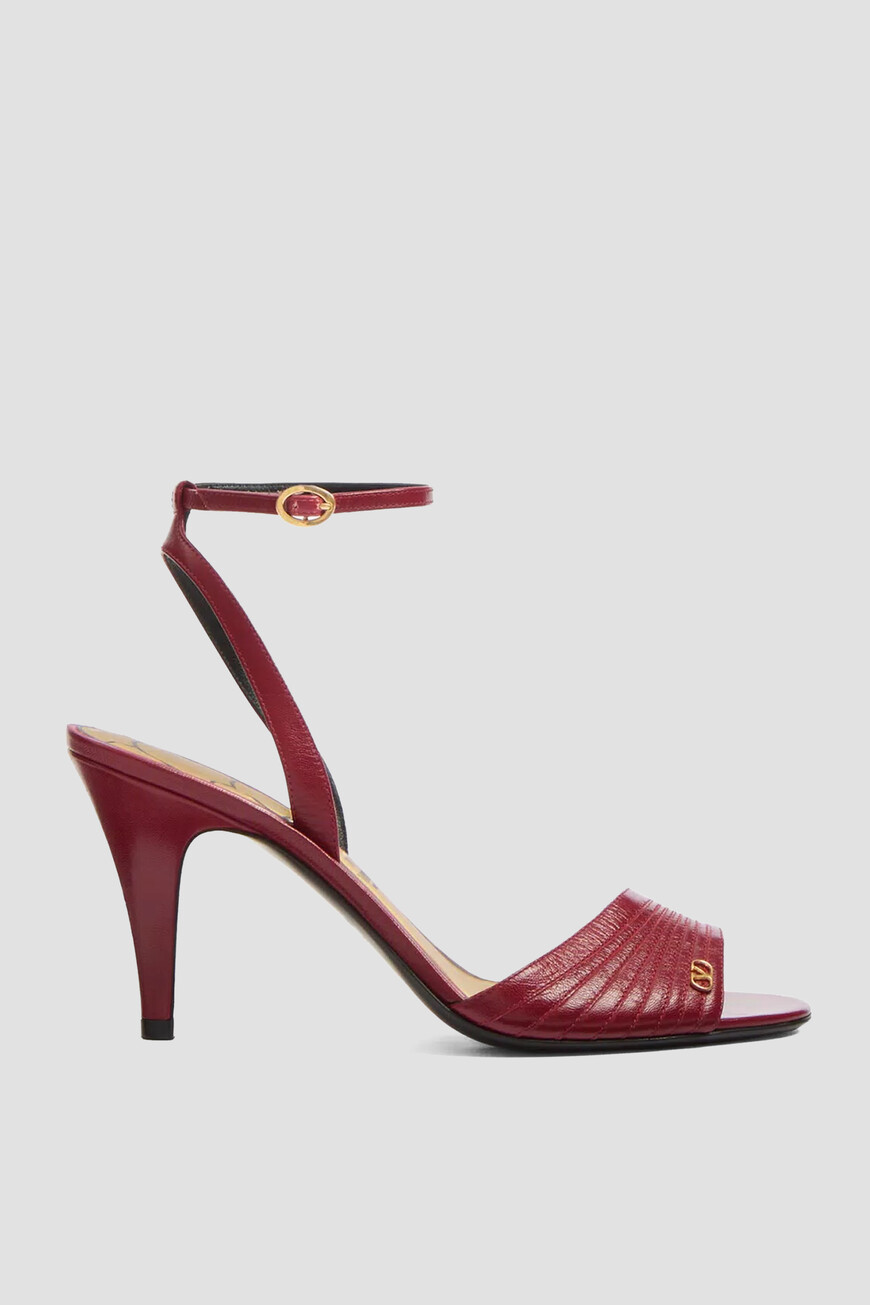 

Босоножки Valentino Модель Ladycrush, Бордовый