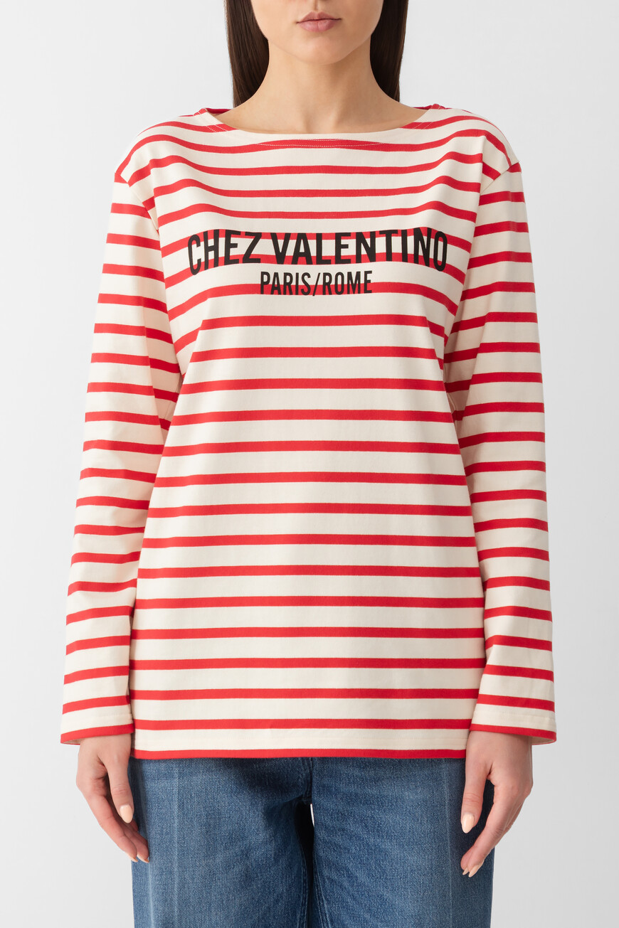 

Лонгслив Valentino, Красный