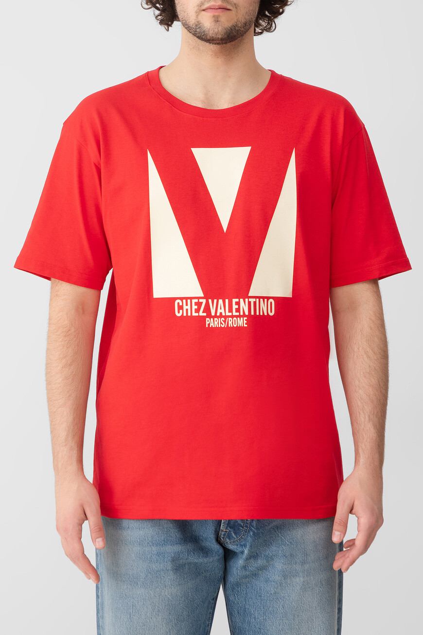 

Футболка Valentino, Красный