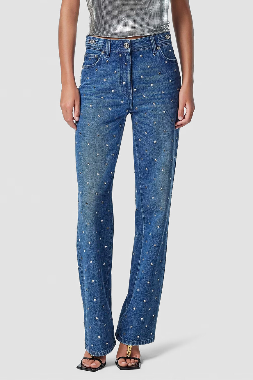 

Джинсы Versace Модель Cielo Stellato, Синий