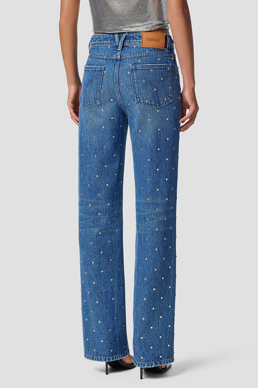 

Джинсы Versace Модель Cielo Stellato, Синий