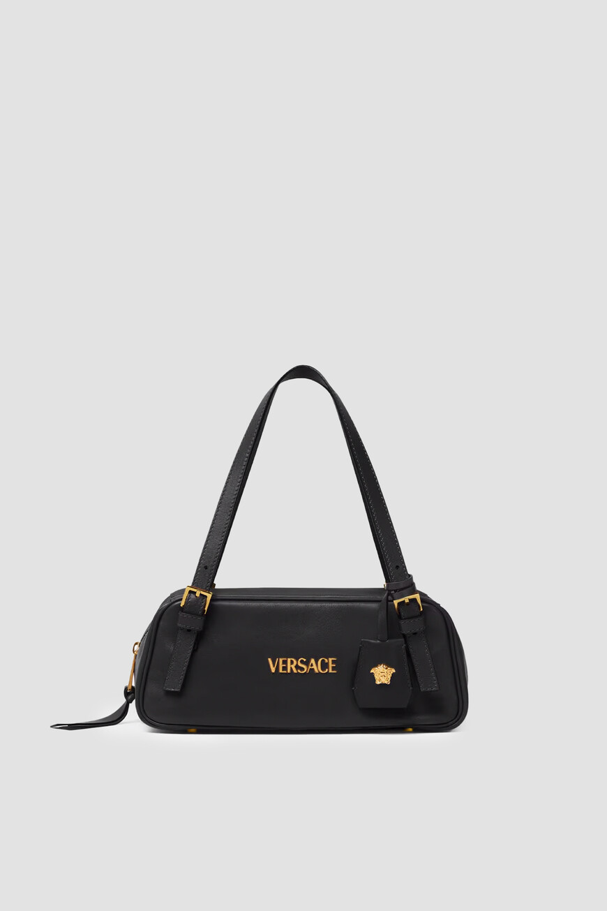 

Сумка Versace Модель Tag Bowling, Черный