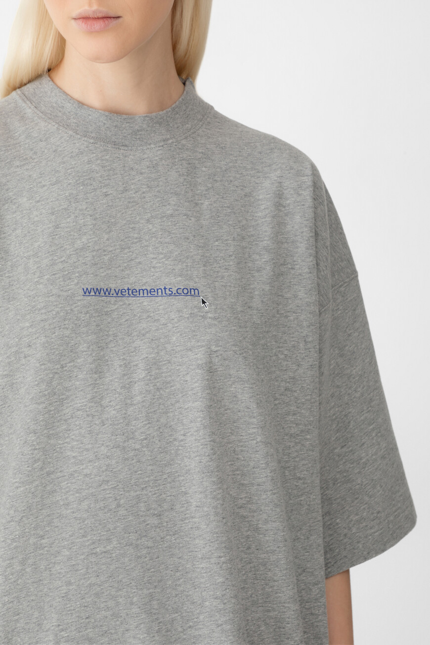 футболка  UA66TR735G 1000 GREY купить с доставкой