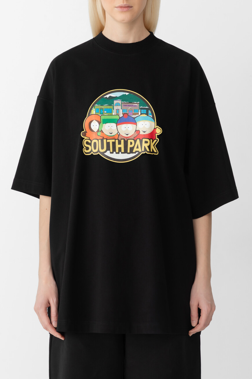 футболка  в коллаборации с south park UA66TR610B 1000 BLACK купить с доставкой