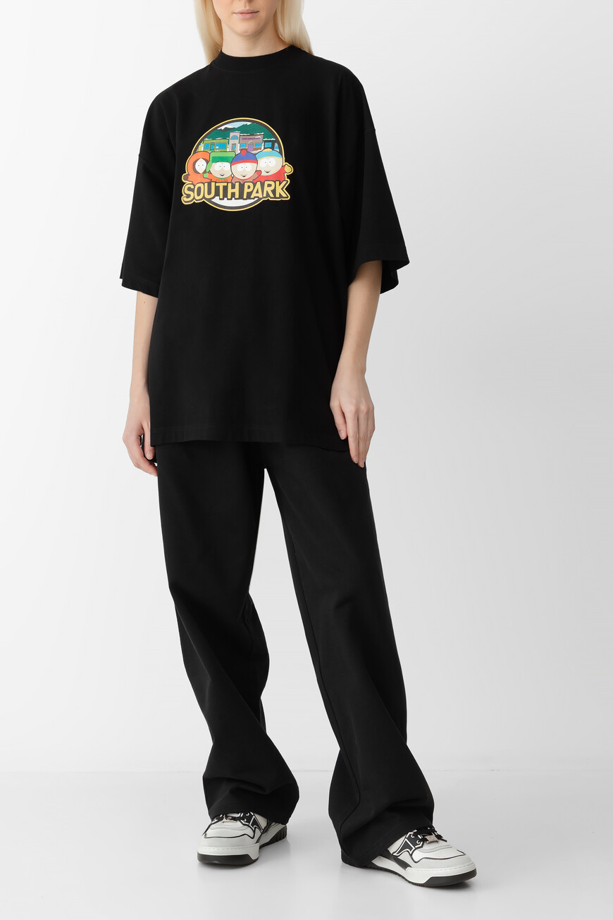 футболка  в коллаборации с south park UA66TR610B 1000 BLACK оригинал