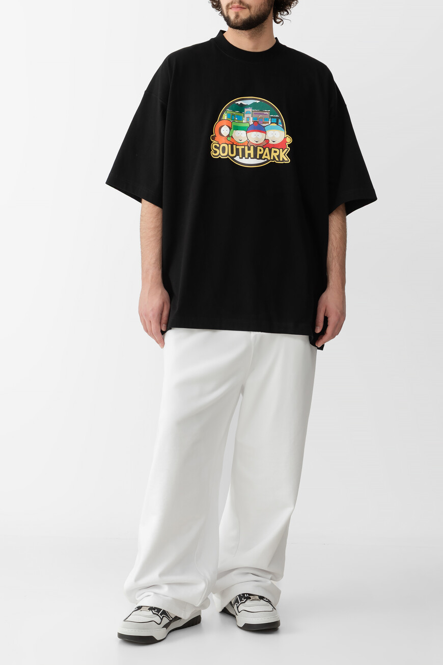 футболка  в коллаборации с south park UA66TR610B 1000 BLACK со скидкой