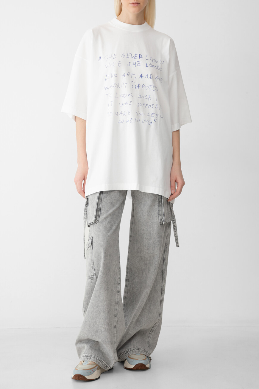 футболка  модель из эксклюзивной коллекции UA66TR630W 1000 WHITE по низкой цене