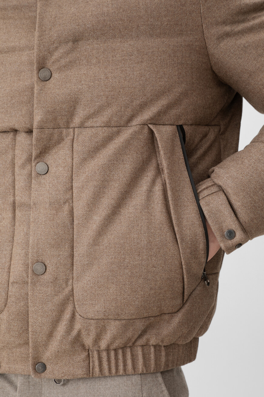 

Пуховик Stefano Ricci, Коричневый