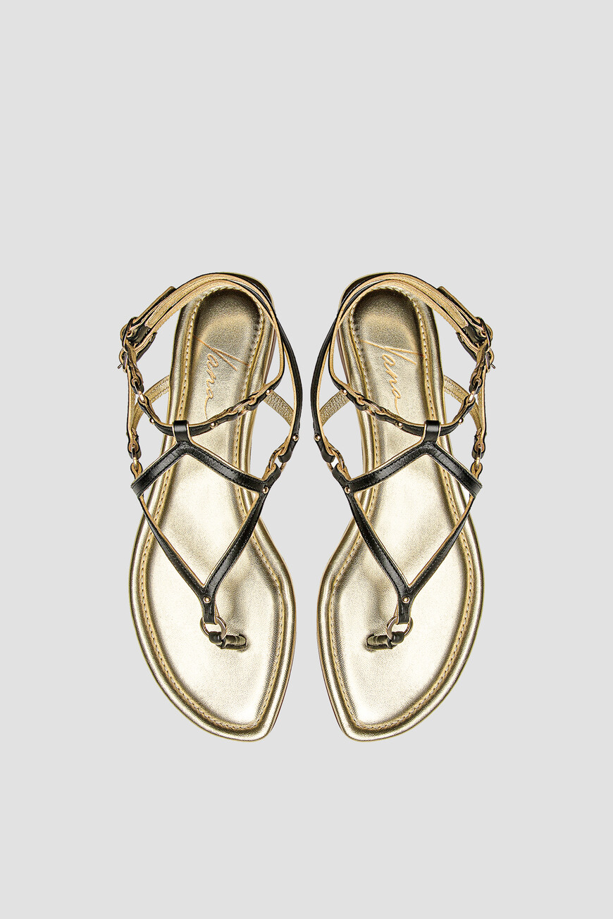 

Сандалии Yana, Золотой