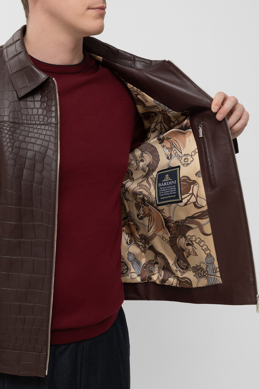 куртка  из льна спереди