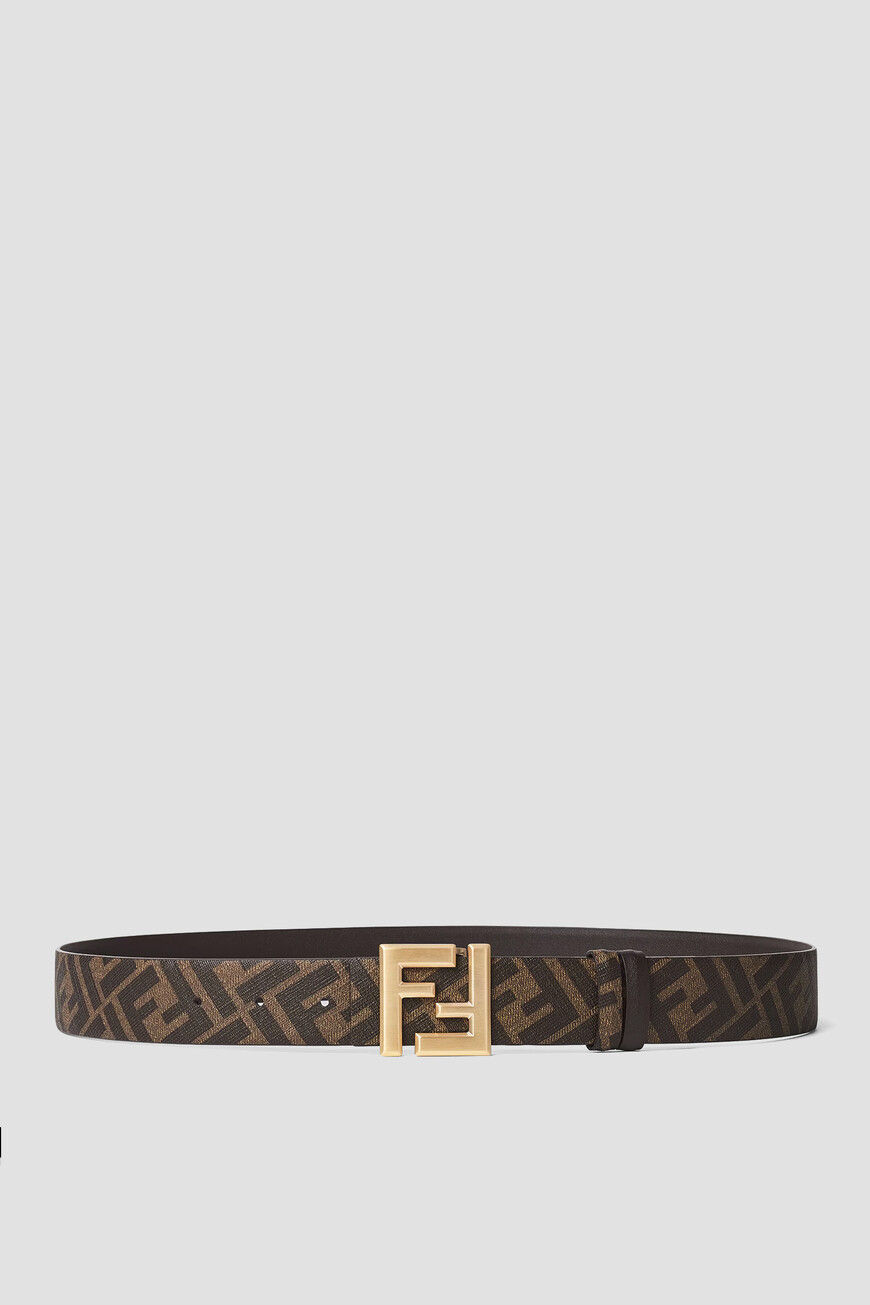 

Ремень Fendi Модель Squared Ff, Коричневый