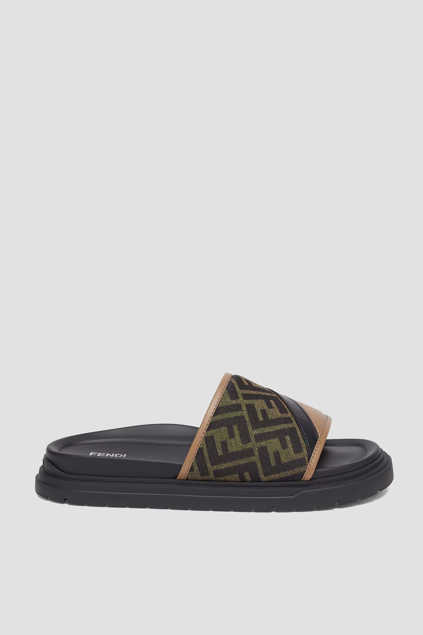 

Шлепанцы Fendi Diagonal, Черный
