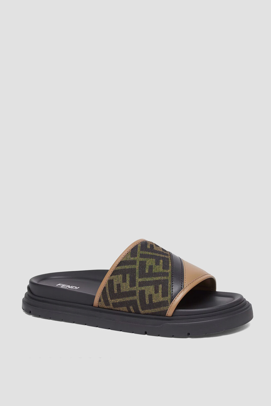 

Шлепанцы Fendi Diagonal, Черный