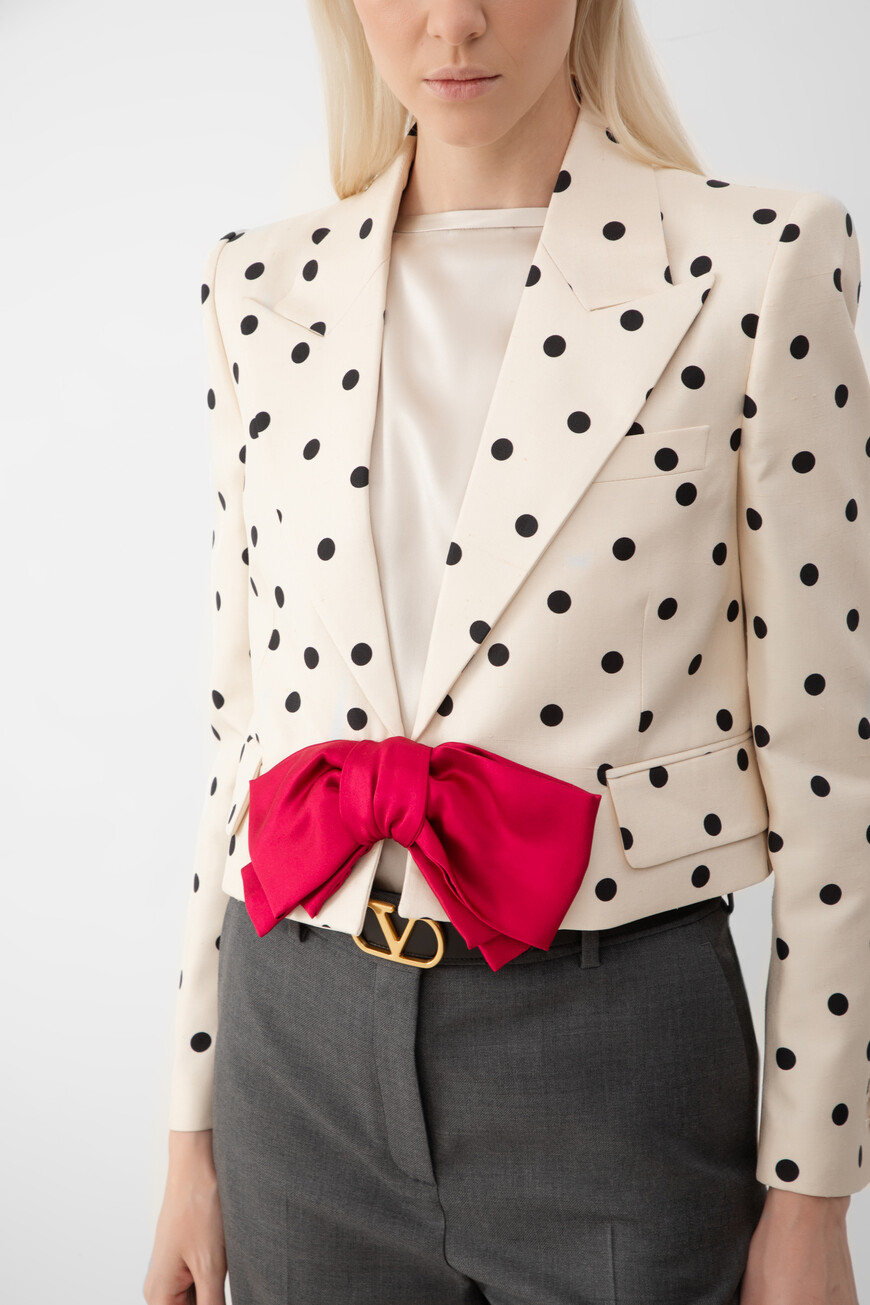 жакет  с принтом pludepois 6B0CE4669AF R8E купить с доставкой