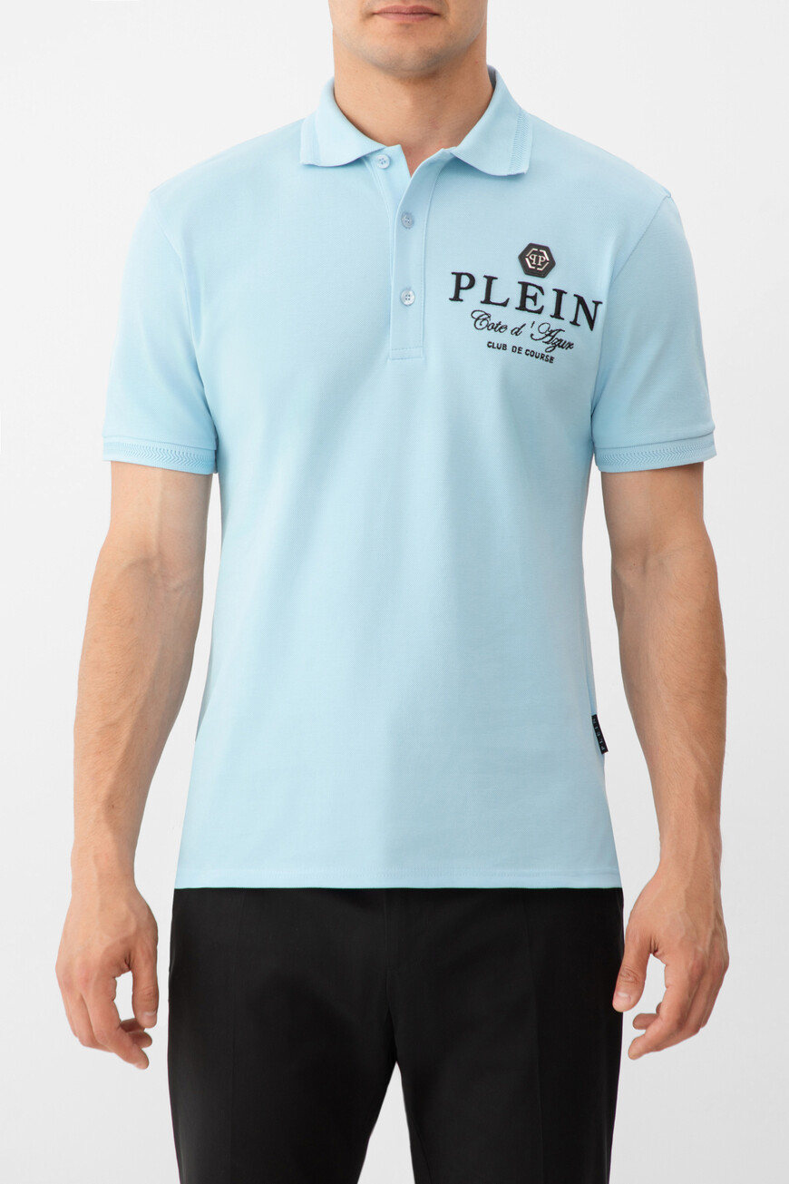 

Поло Philipp Plein, Голубой