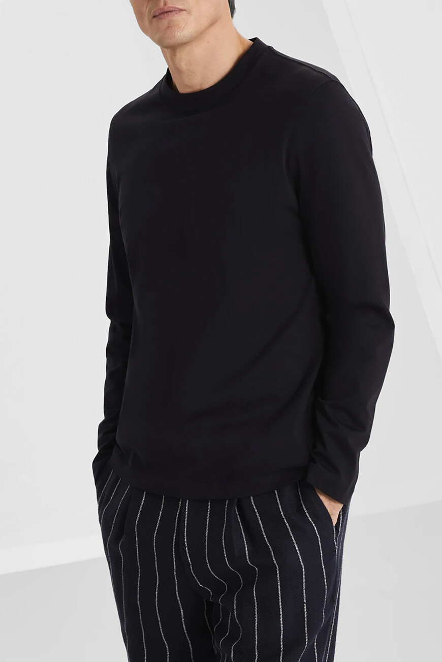 

Лонгслив Brunello Cucinelli, Синий