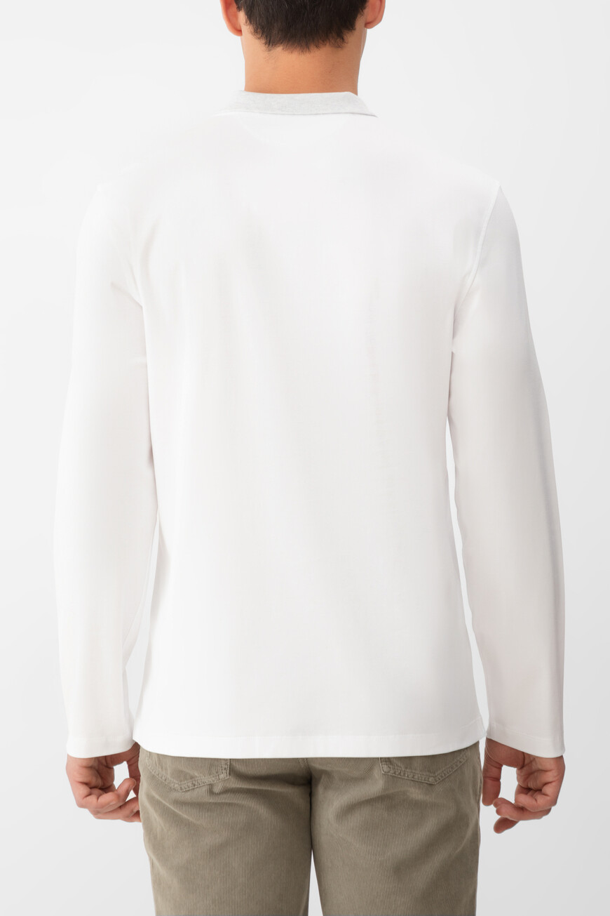 

Поло Brunello Cucinelli, Белый