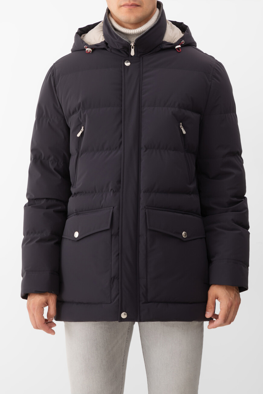 

Пуховик Brunello Cucinelli, Синий