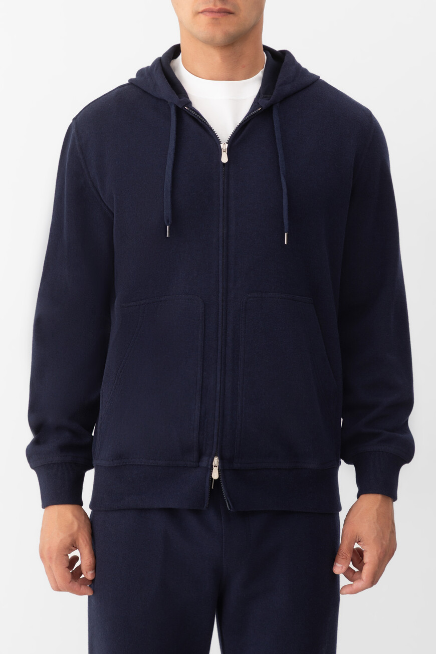 

Толстовка Brunello Cucinelli Модель Из Линейки Travelwear, Синий