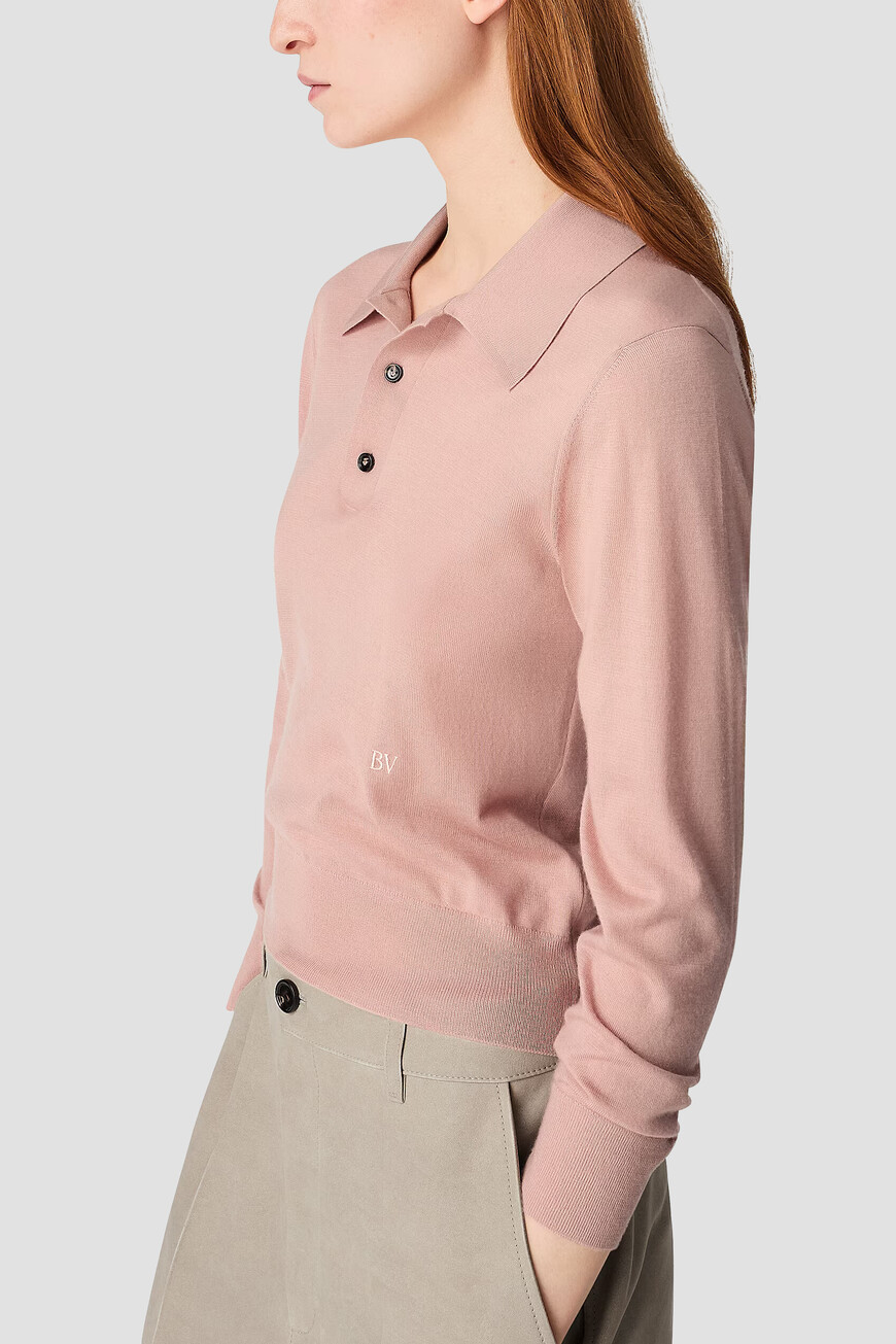 

Поло Bottega Veneta, Розовый