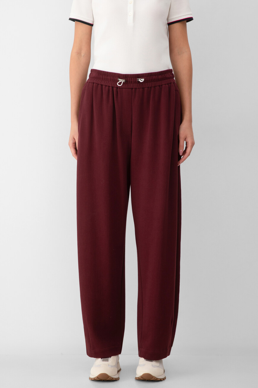 

Брюки Спортивные Brunello Cucinelli Модель Track Из Коллекции Travelwear, Бордовый