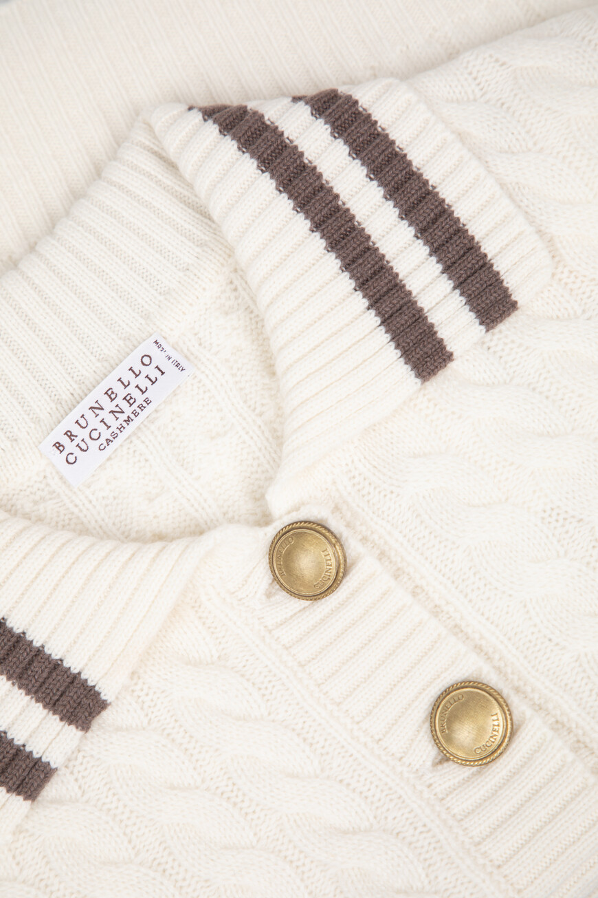 

Поло Brunello Cucinelli, Белый