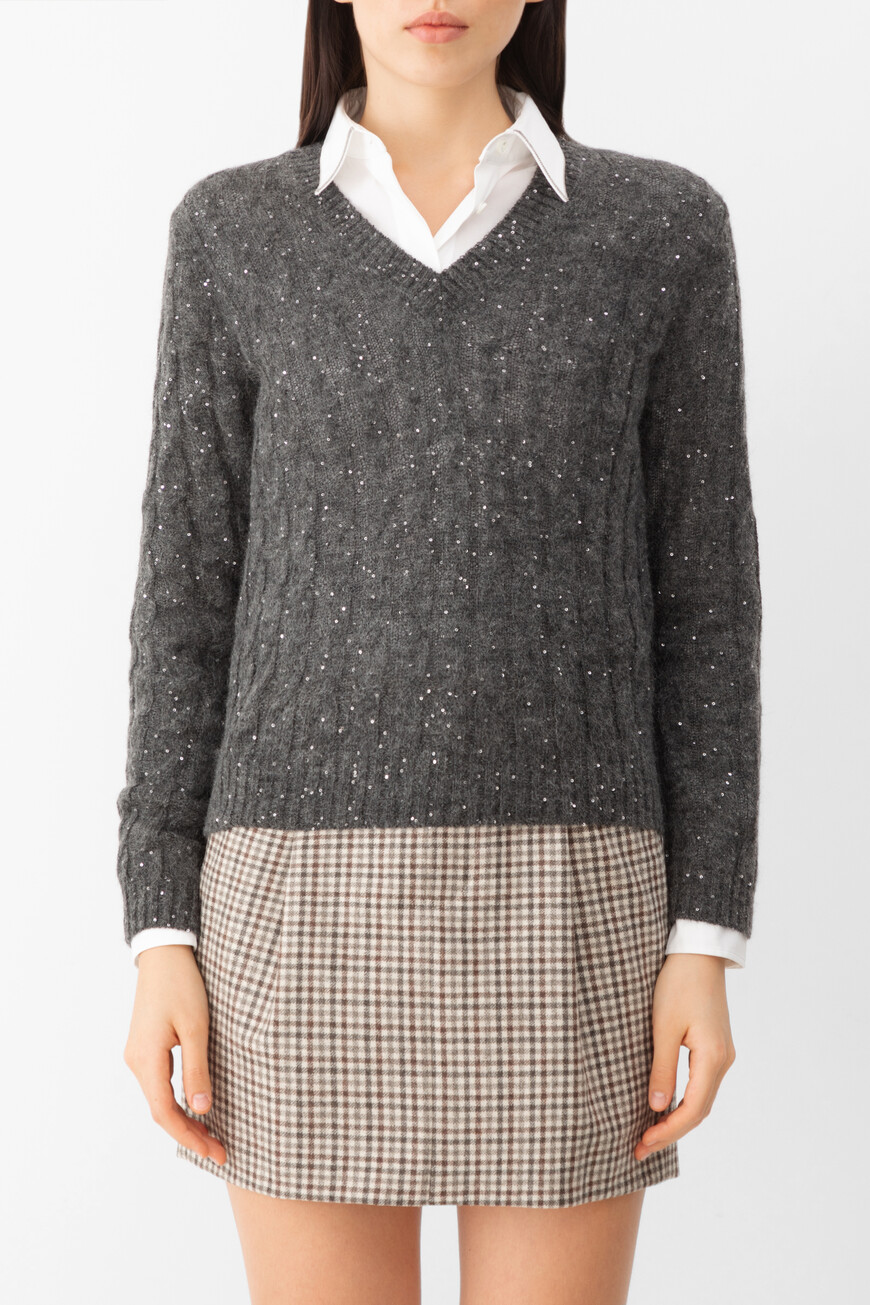 джемпер  модель dazzling cable MPG731302P C3595 фотография