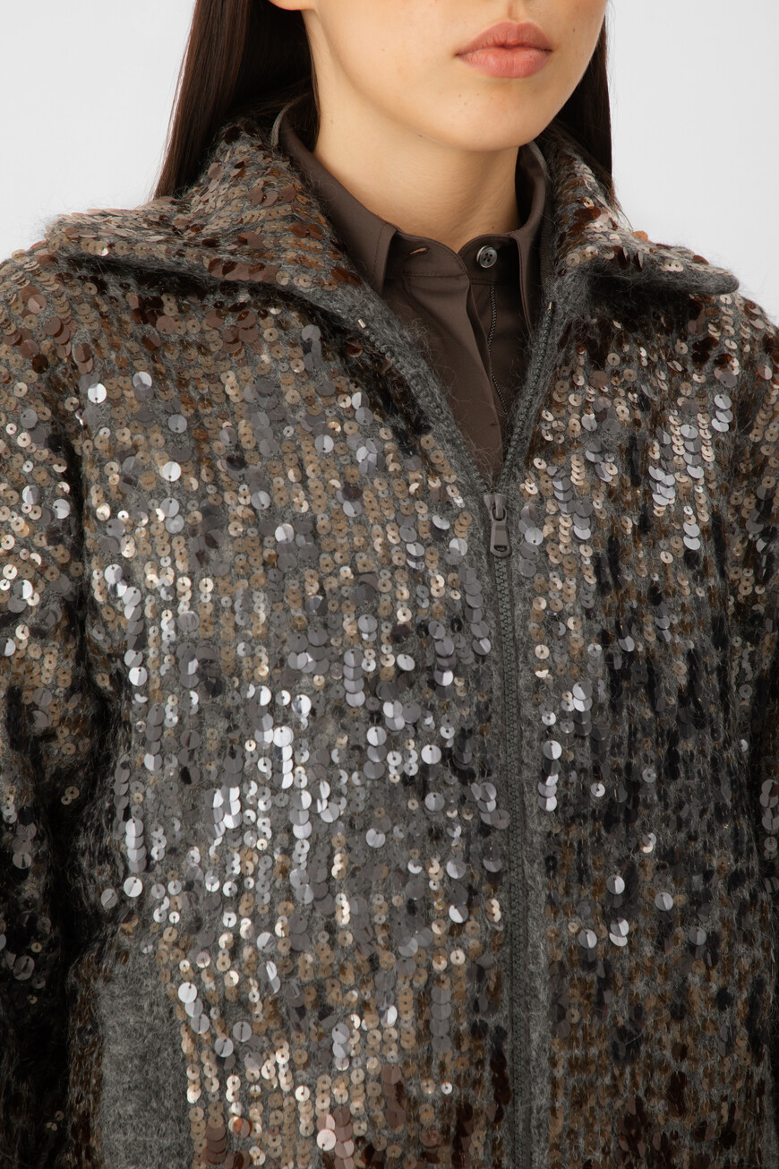 кардиган  модель dazzling dégradé embroidery M1U375916P C9144 купить с доставкой