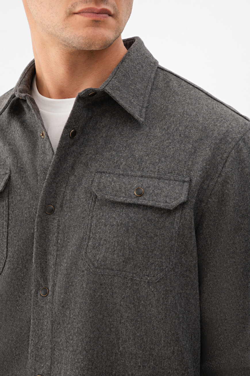 рубашка-овершот  модель из актуальной коллекции 15313341 664. купить с доставкой