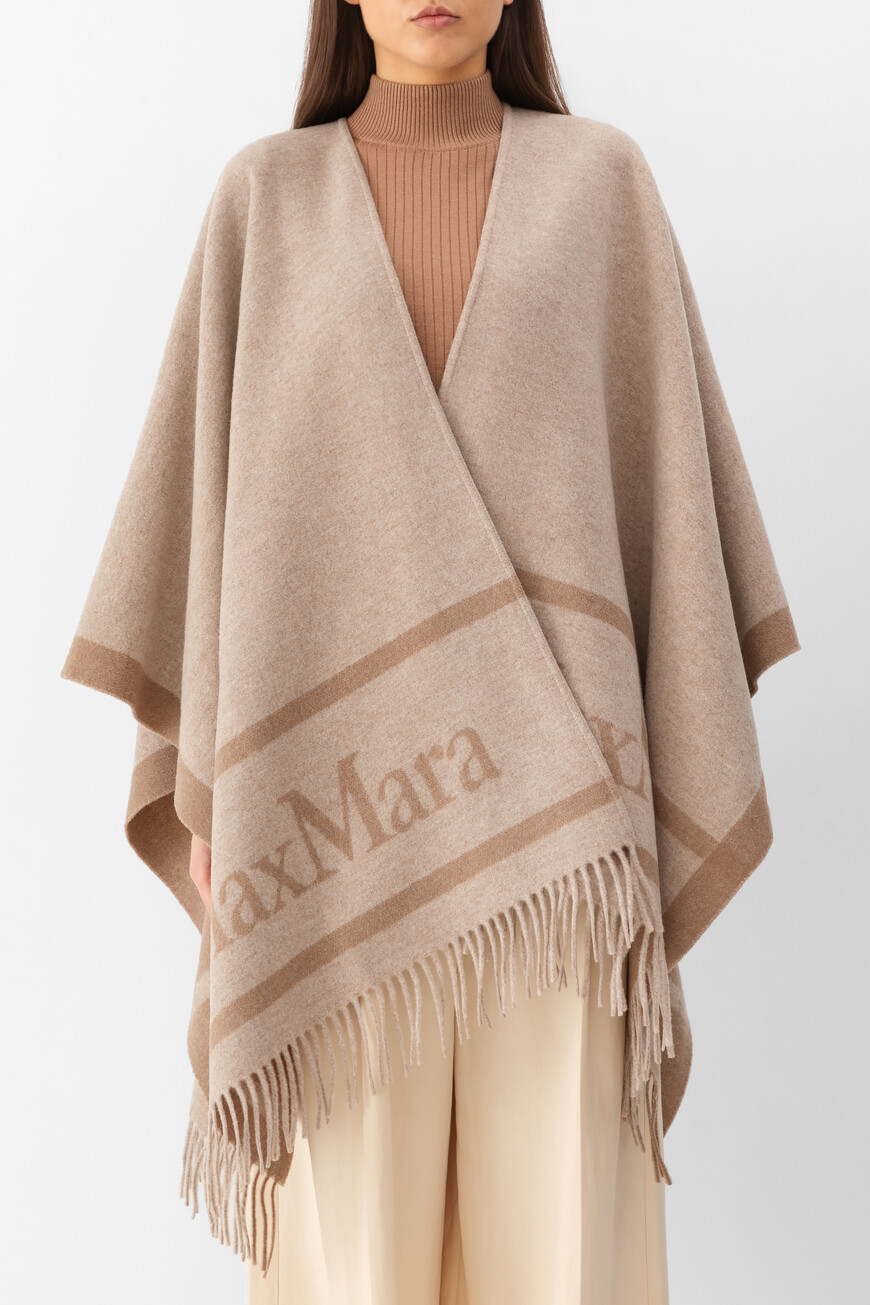 

Пончо Max Mara, Бежевый