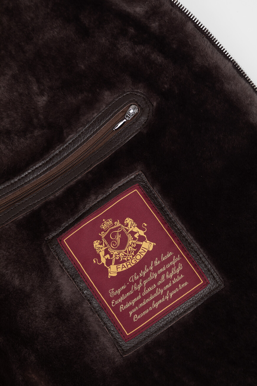 дубленка  SK-134BK/O70FR-04D 11