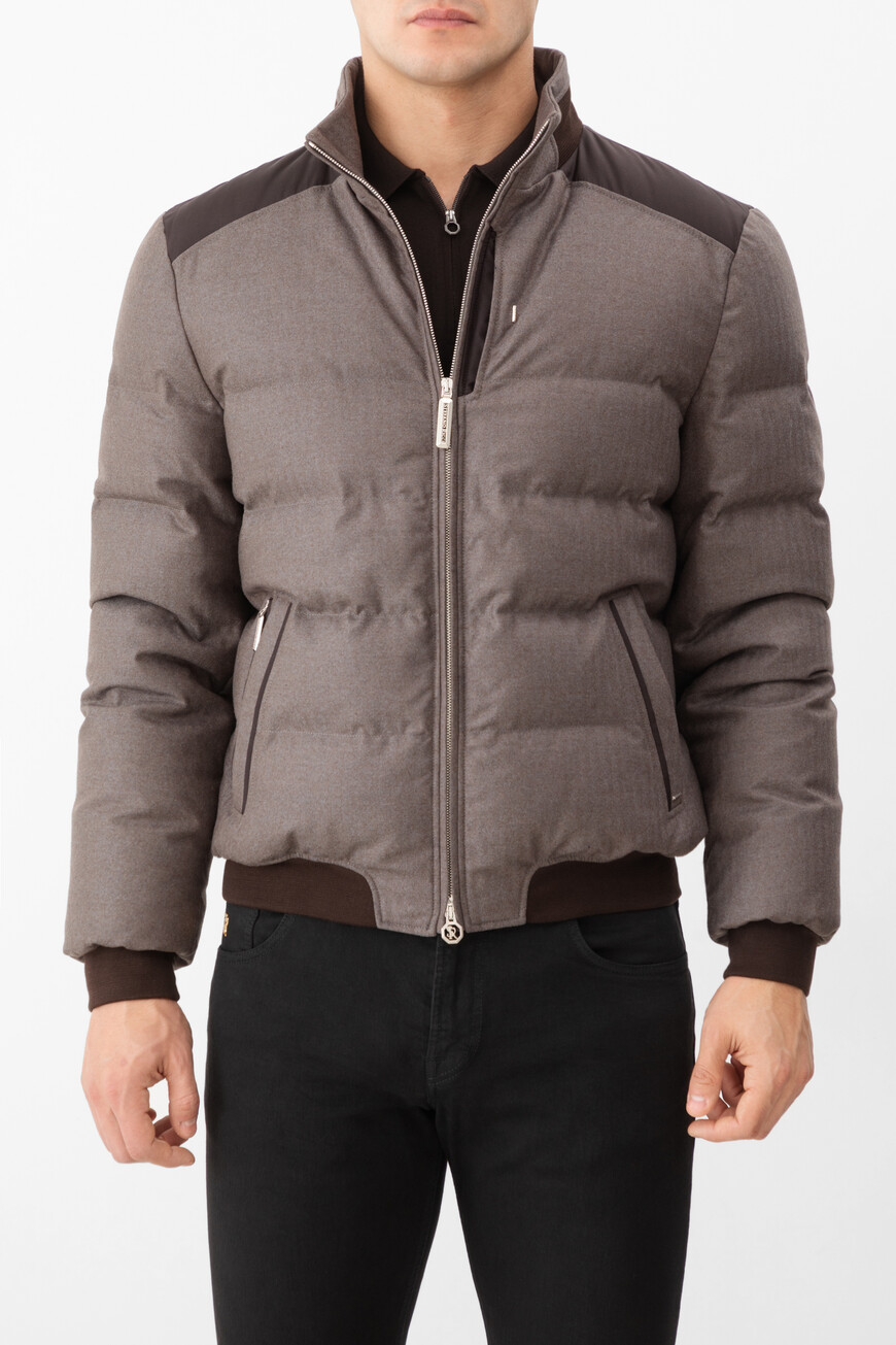 

Пуховик Stefano Ricci, Коричневый