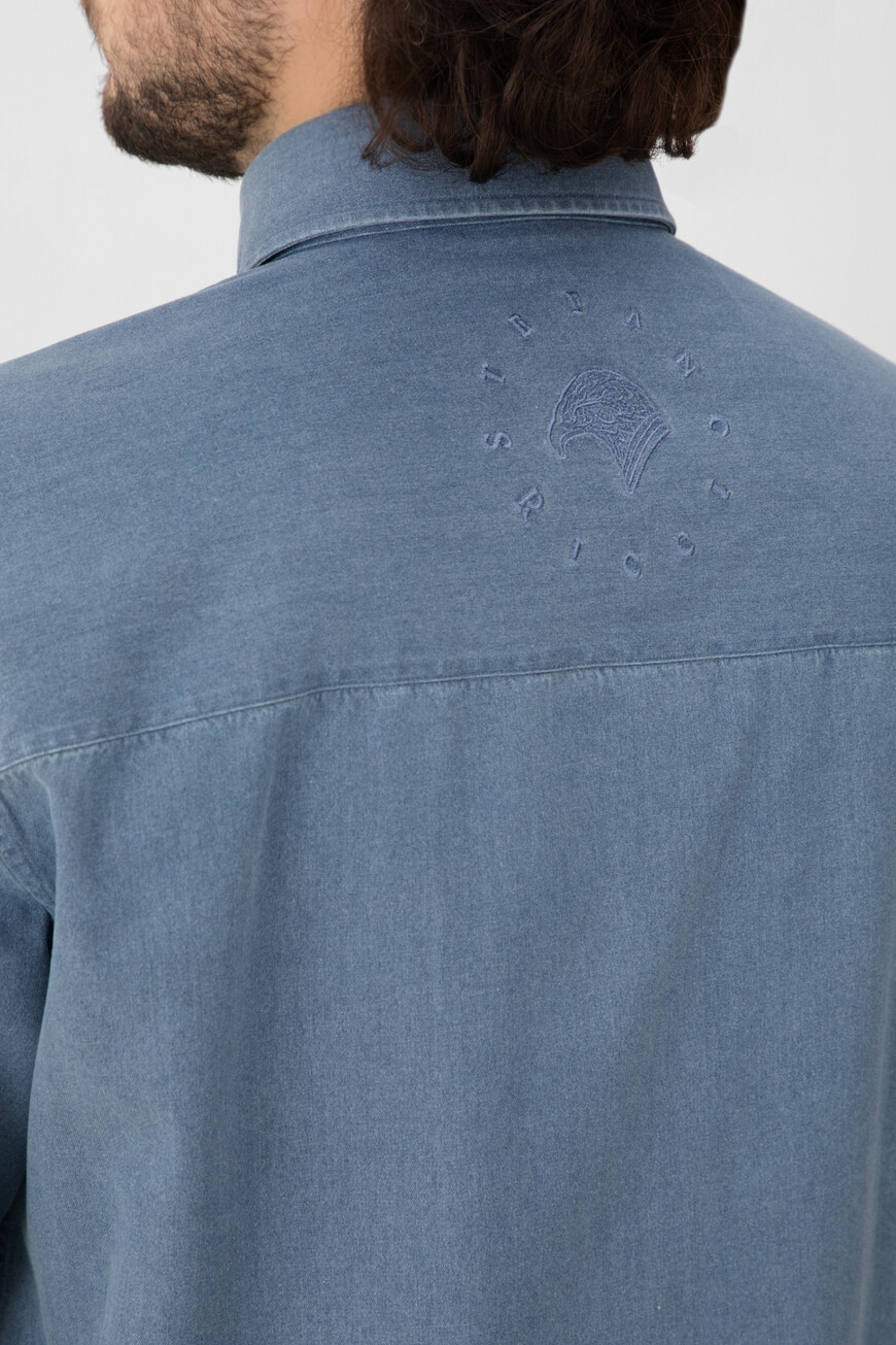 

Рубашка Stefano Ricci, Синий