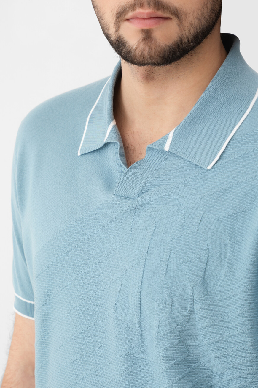 

Поло Stefano Ricci, Голубой